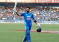 Virat Kohli Records List: All Major Records Across Formats 10 Virat Kohli celebrating a century for India in an ODI match