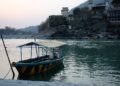 Weekend getaways from Delhi: boat on the Ganga near Lakshman Jhula, Rishikesh